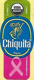 Chiquita usda organic cu 800721 #94011 peru chiquita brands llc