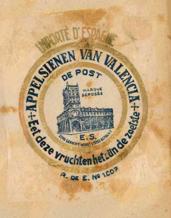 de post appelsienen  van valencia re1007 importe d espana