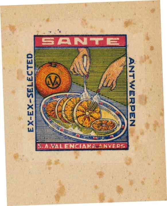 lva sante ex ex selected antwerpen s.a. valenciana anvers