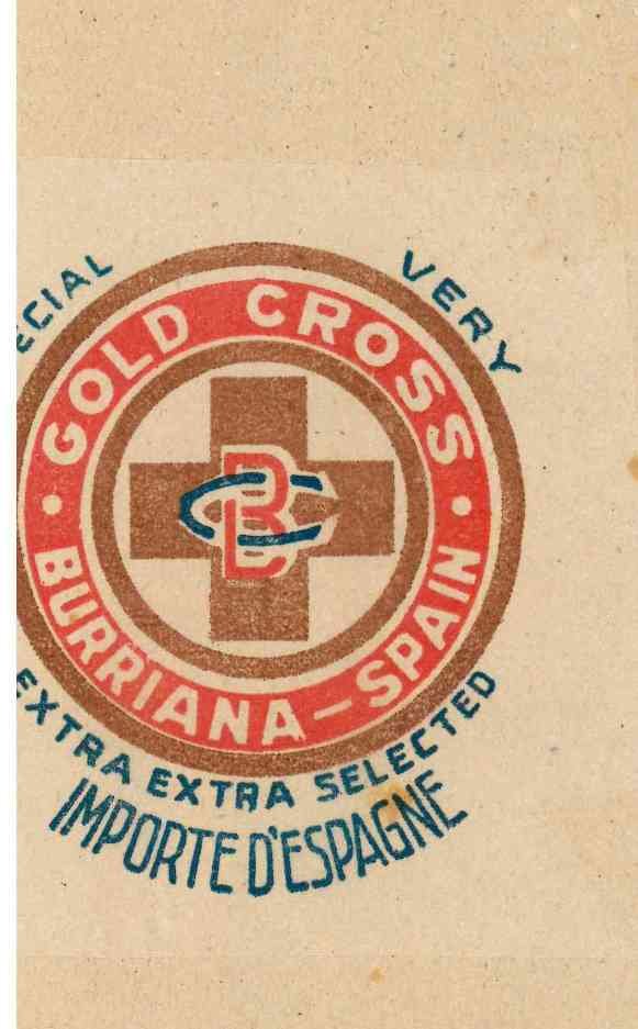 glold cross burriana spain importe de espagne