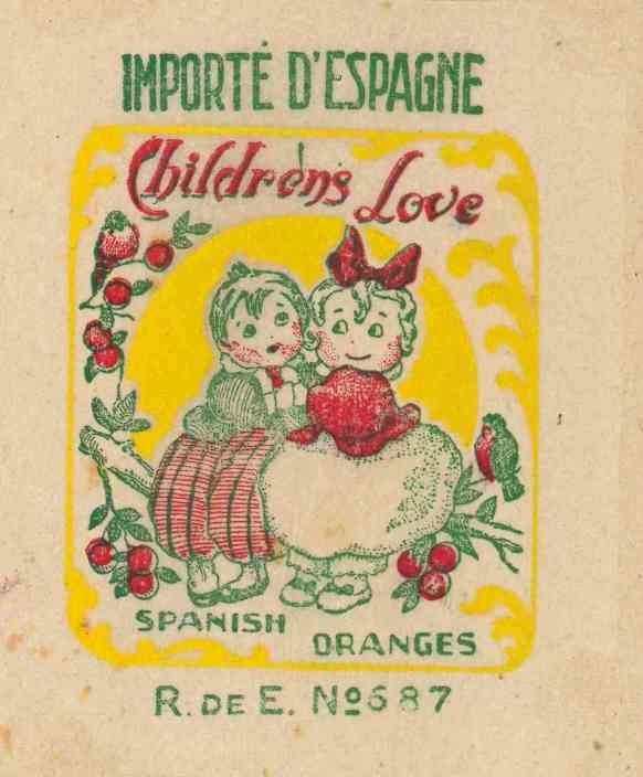 childrens love spanish oranges re 687 importe d espagne