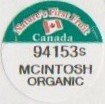 Nature s first fruit Canada 94153s mcintosh organic