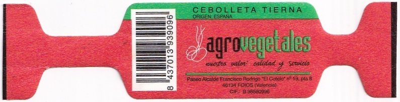 Agrovegetales cebolleta tierna origen espana 8437013939096