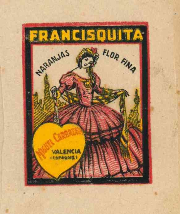 francisquita naranjas flor fina miguel carratala valencia espagne