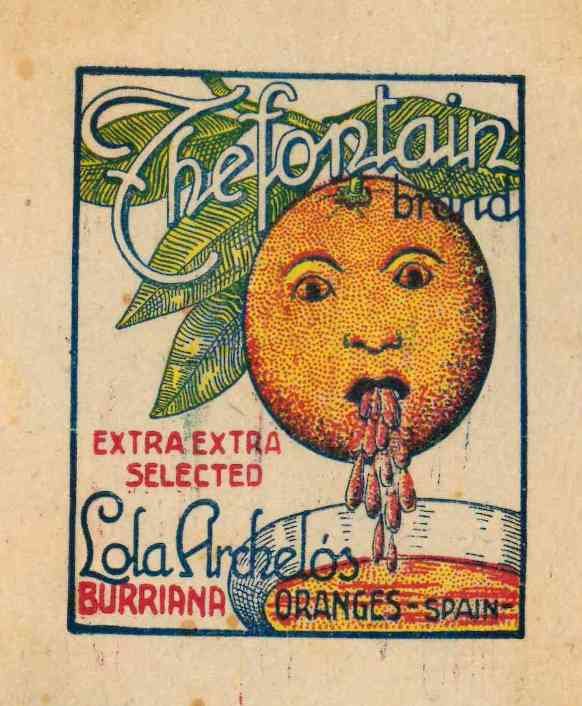 the fontain brand extra extra selected lola archelos burriana oranges spain