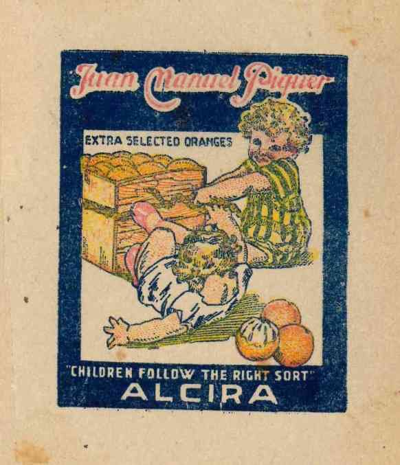 juan manuel piquer extra selected oranges children follow the rigth sort alcira