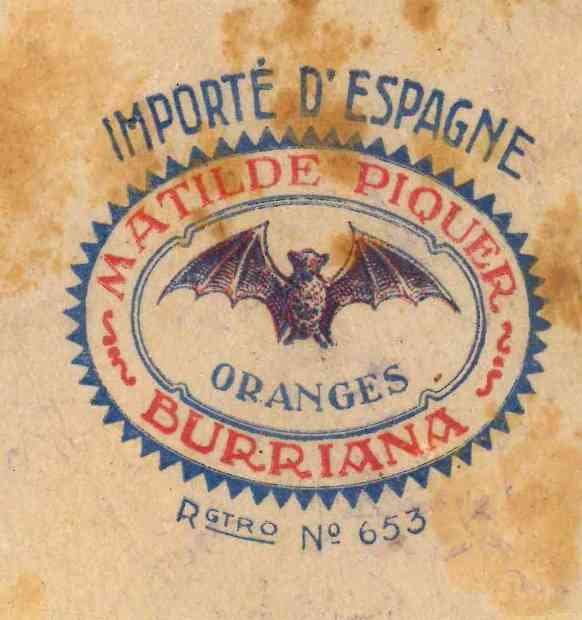 matilde piquer oranges burriana re 653 importe d espagne