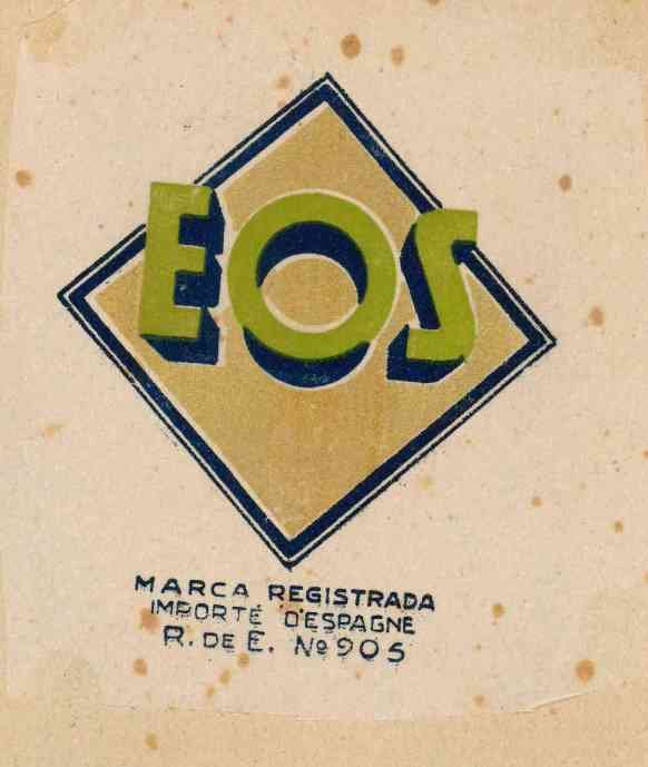 Eos marca registrada re 905 importe d espagne