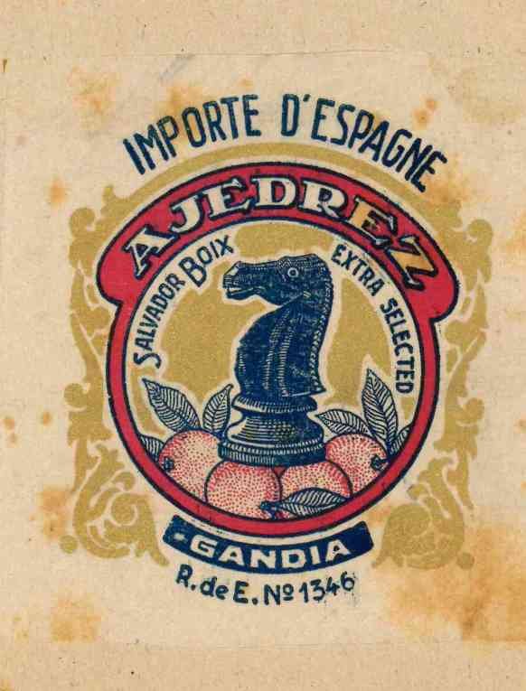 Ajedrez salvador boix extra selected gandia re 1346 importe d espagne