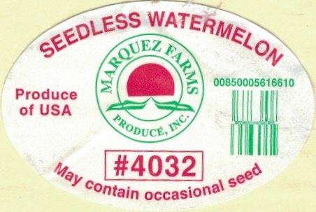 Marquez Farms produce inc 00850005616610 produce of usa #4032