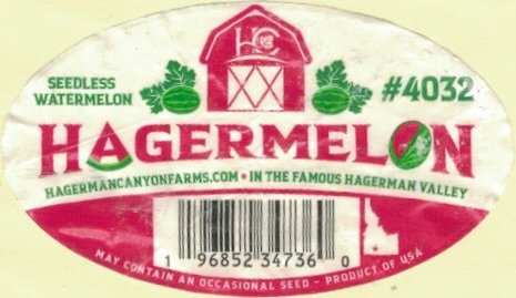Hagermelon seedless watermelon #4032 196852347360 product of usa