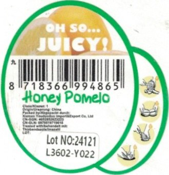oh so ... juicy ! 8718366994865 honey pomelo class/klasse 1 origin/ursprung: china