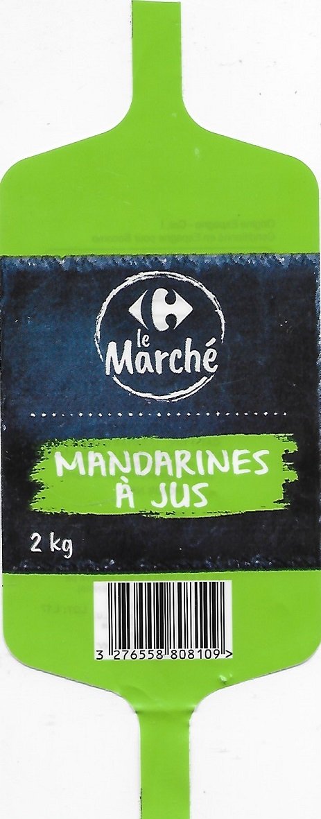 Le marche mandarines a jus 2kg 3276558808109 origine espagne