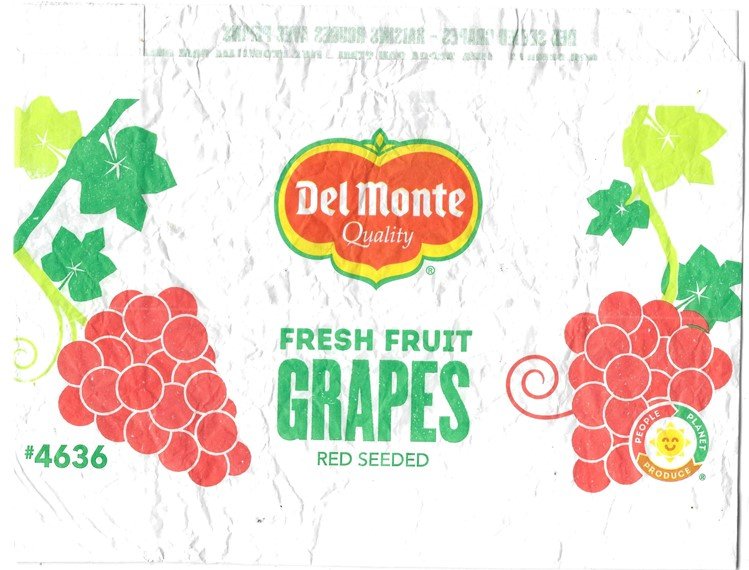 del monte quality fresh fruit grapes red seeded people planet produce