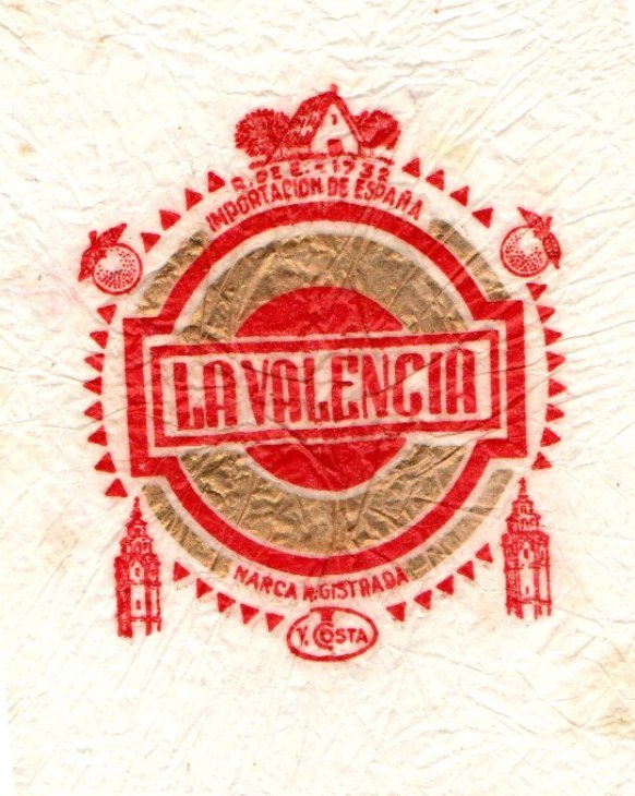 La valencia v. costa re 1732 importacion de espana marca registrada