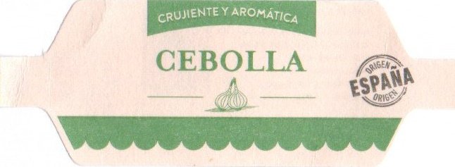 crujiente y aromatica cebolla origen espana