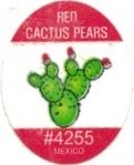 red cactus pears #4255 mexico