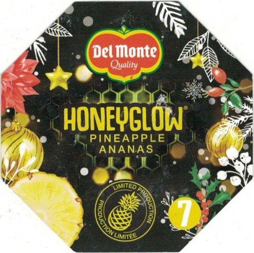 Del monte quality honeyglow pineapple ananas  7 sustainably grown certified 5050372130503