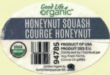 Good life Organic honeynut squash courge honeynut usda organic 94785 product of usa