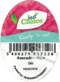 Best Choice ready to eat 5400279017528 avocado: hass chili