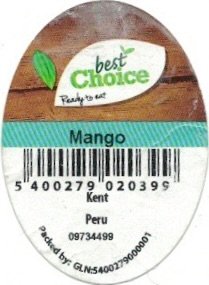 Best Choice ready to eat mango 5400279020399 kent peru