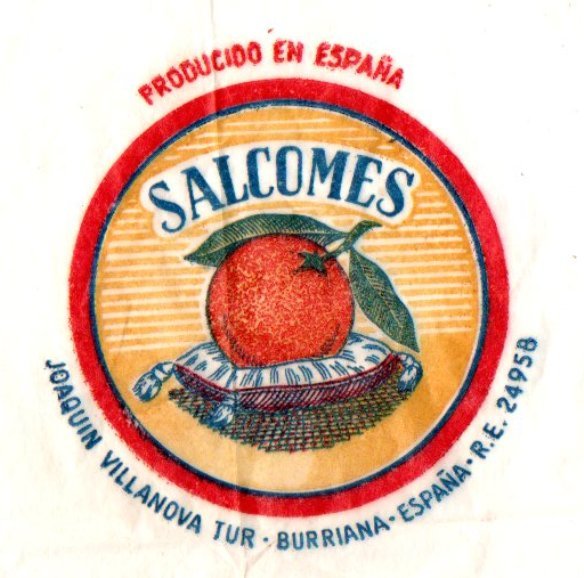 Salcomes joaquin villanova tur burriana espana re 24958 producido en espana