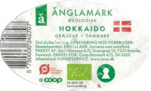 Anglamark okologisk hokkaido danmark 5750006342707 coop
