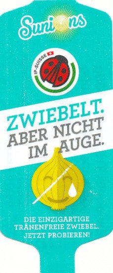 sunions zwiebelt aber nicht im Auge