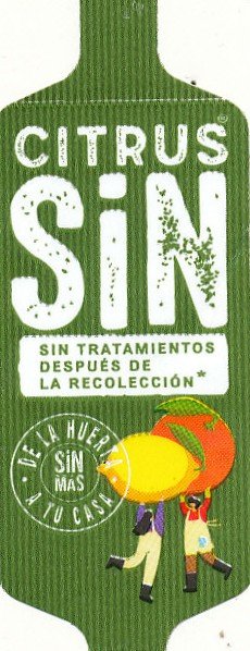 Citrus sin sin tratamientos despues de recoleccion