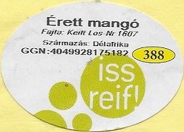 Erett mango fajta keitt szarmazas: delafrika ggn: 4049928175182 388 iss reif!