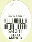 organic 94311 keitt mango