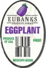 Eubanks produce farms eggplant produce of usa #4081 mississippi grown