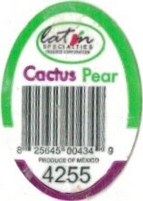 Latin specialties produce corporation cactus pear 825645004349 produce of mexico 4255