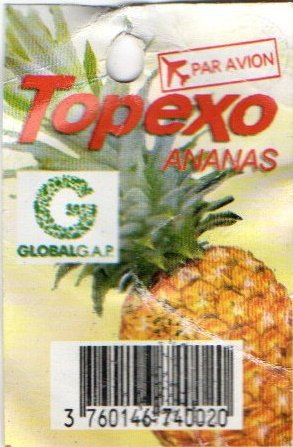 topexo ananas par avion global g.a.p. 3760146740020 ananas du benin