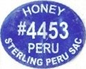 Sterling peru sac honey #4453 peru