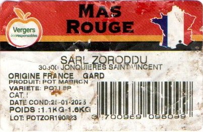 mas rouge vergers ecoresponsables sarl zoroddu origine france potimarron 3700969095099