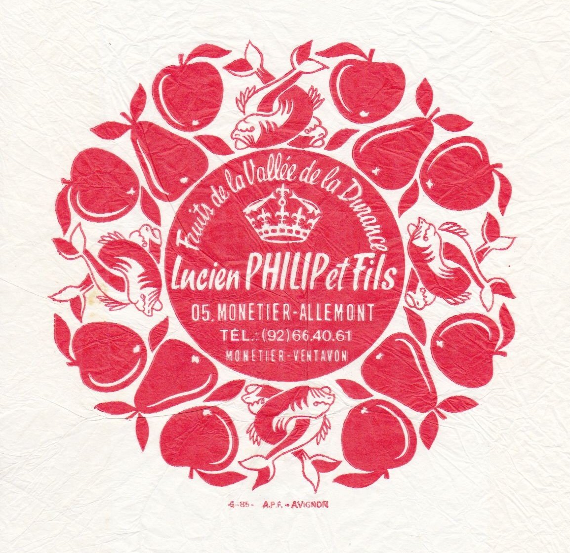 Fruits de la vallee de la durance lucien philip et fils 05 monetier-allemont