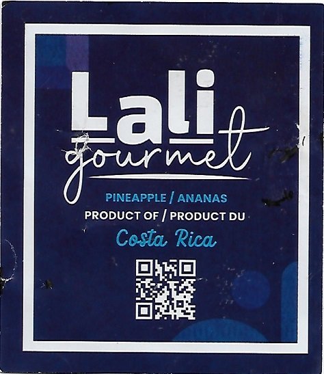 Lali gourmet ananas product du costa rica 7443022050005