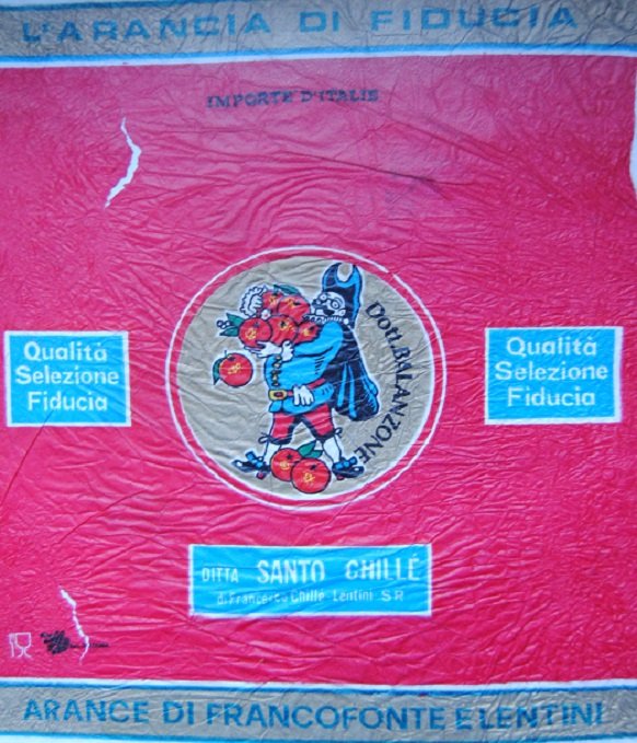 Dott. balanzone importe d italie ditta santo chille di francesco chille lentini