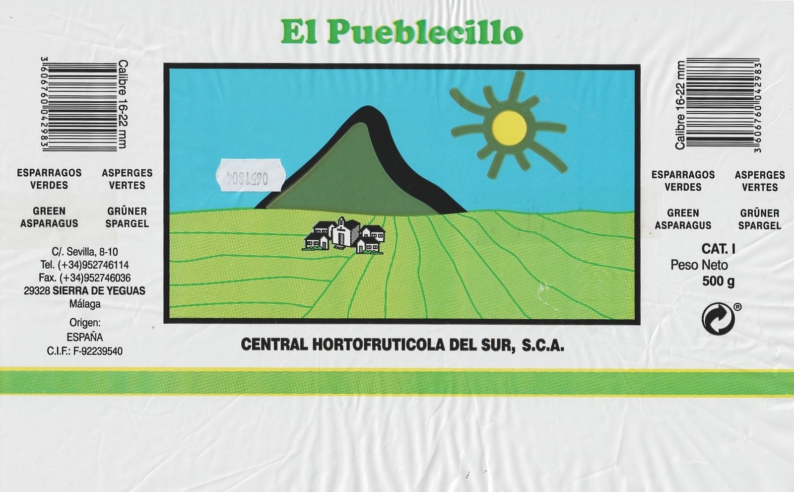 El pueblecillo sierra de yeguas calibre 16 22 mm 3606760042983