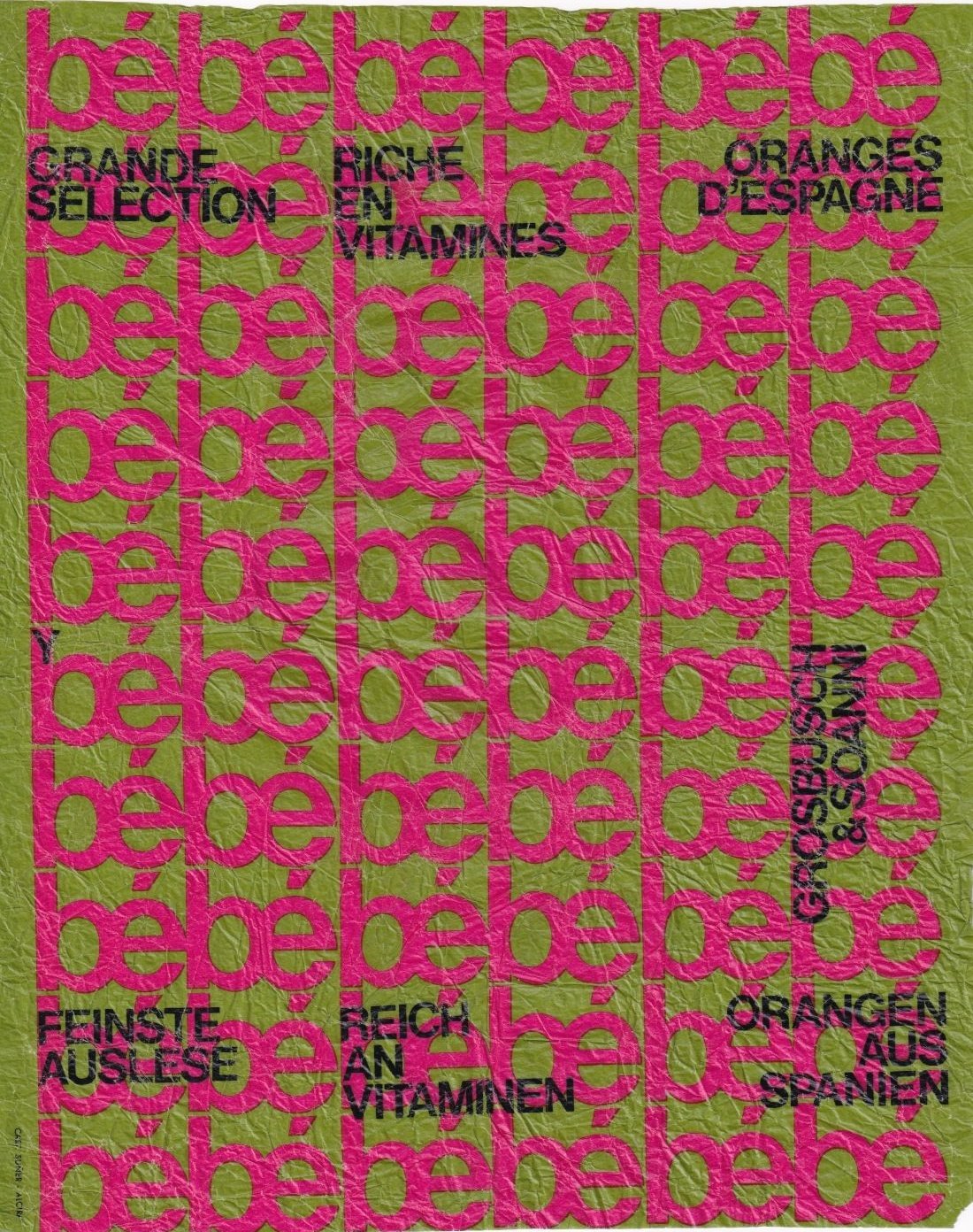 Bebe grande selection riche en vitamines oranges d espagne grosbusch & soanni