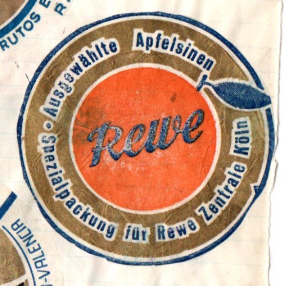 Rewe ausgewahlte apfelsinen spezialpackung fur rewe zentrale koln