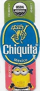 Chiquita mexico cu 800721 usda organic #94011 ucs llc