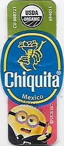 Chiquita mexico cu 800721 usda organic #94011 ucs llc
