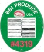 BBI Produce usa #4319