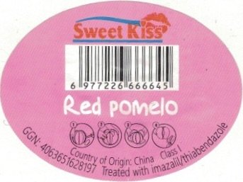 Sweet Kiss 6977226666645 red pomelo country of origin: china class 1