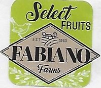Fabiano farms select fruits est 1963