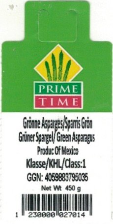 Prime Time gronne asparges sparris gron green asparagus 1230000027014