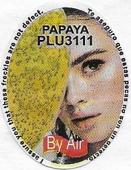 Papaya plu 3111 by air i assure you that these freckies are not defecto