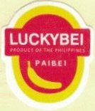 Luckbei product of the philippines palbel